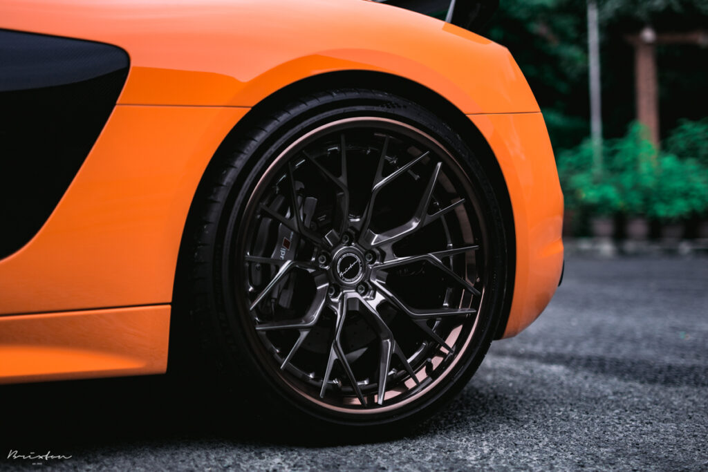 Orange Audi R8 - Brixton Forged™