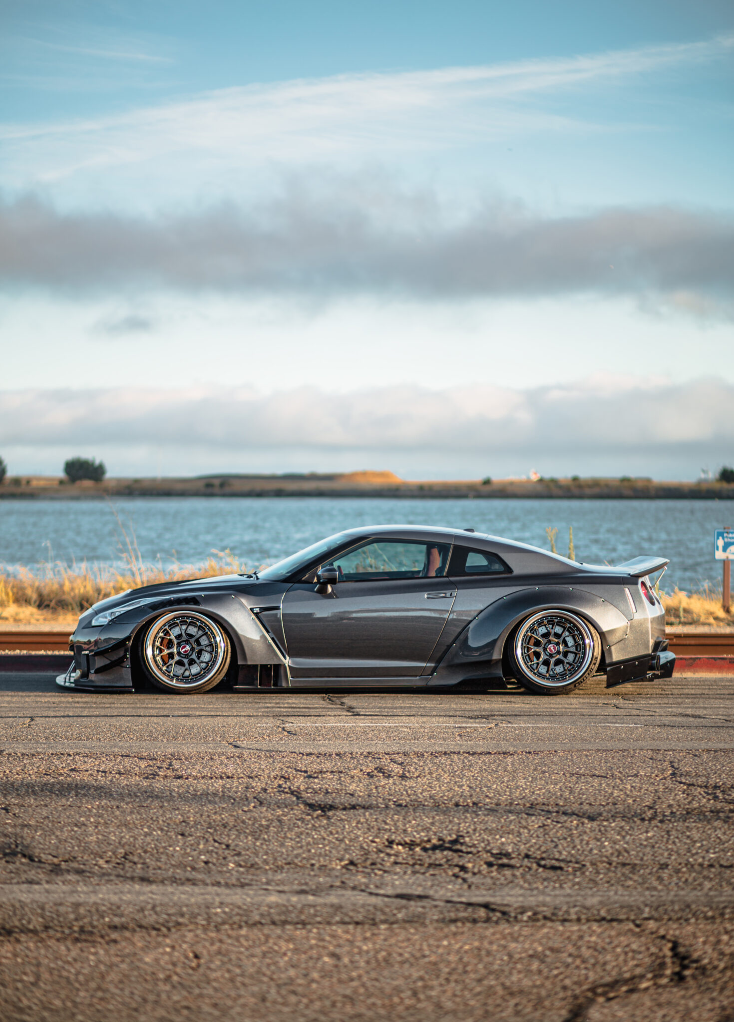 Grey Nissan GTR R35 - Brixton Forged™