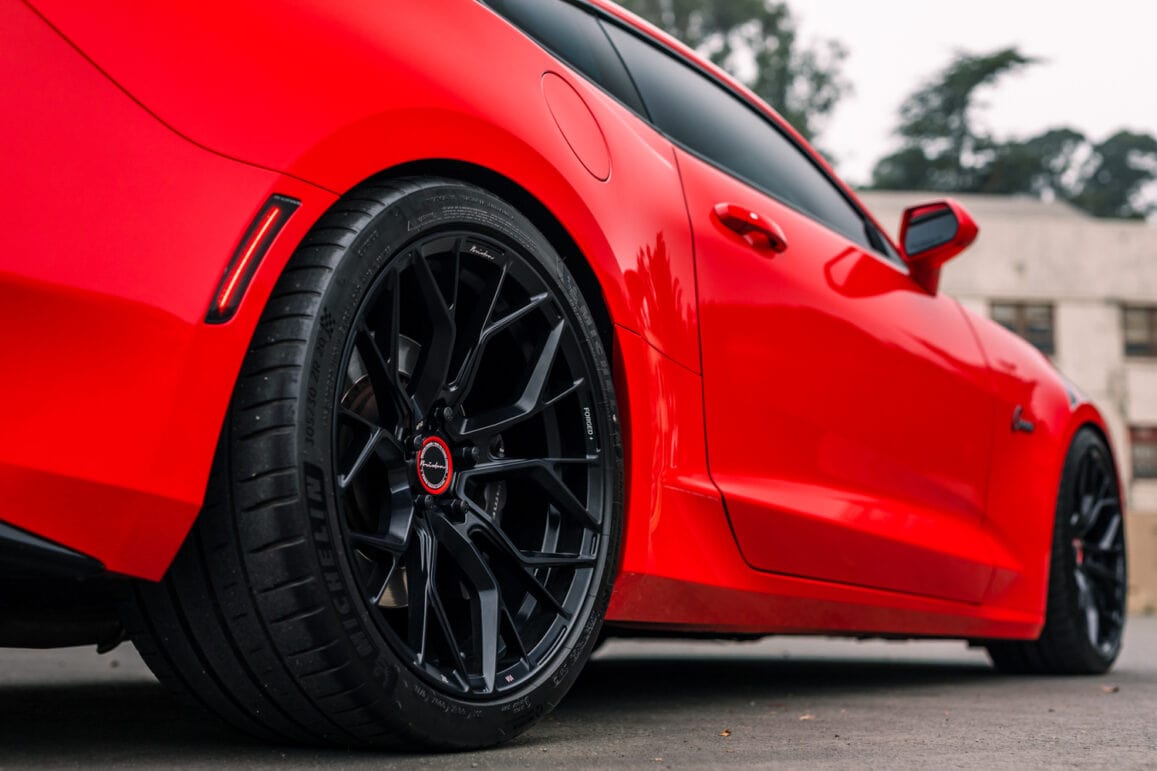 Red Chevrolet Camaro SS - Brixton Forged™