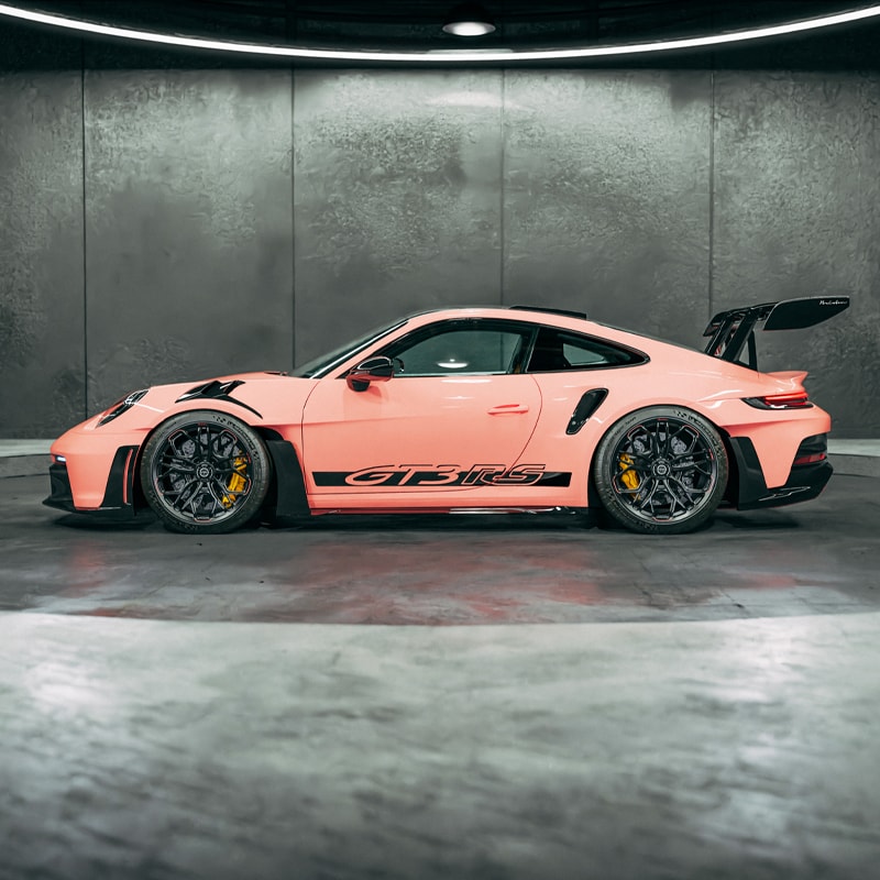 992 GT3RS Wheels Pink Porsche 992 GT3 RS Brixton Forged 
