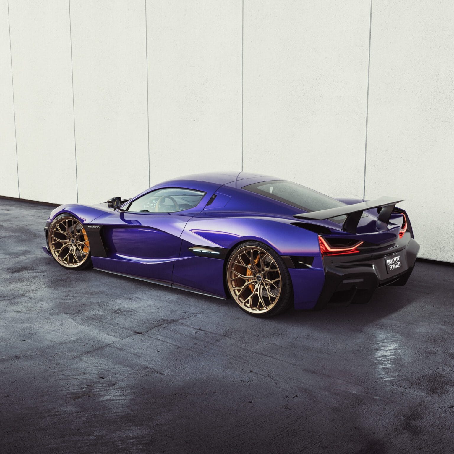 Rimac Nevera Wheels - Purple Rimac Nevers Brixton Forged PF13 - Brixton ...