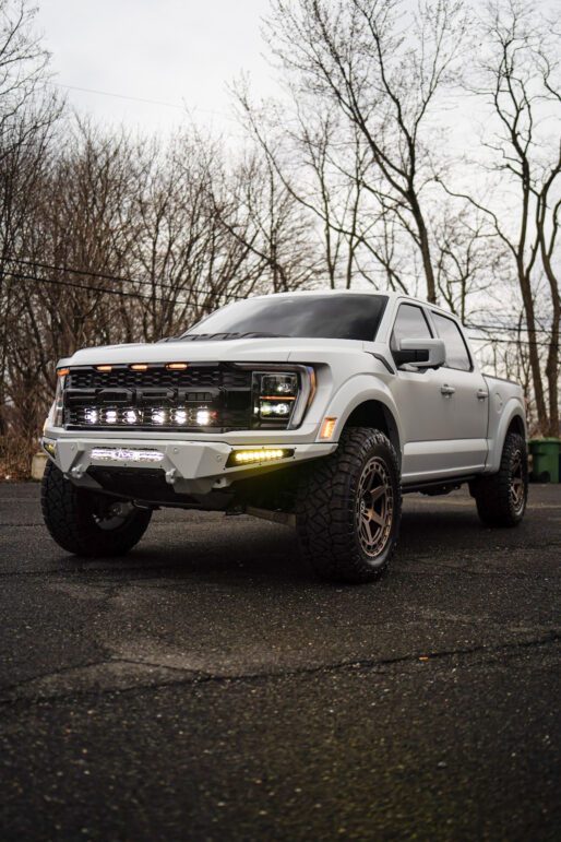 White Ford Raptor - Brixton Forged BX01-M Offroad wheels - Brixton Forged™