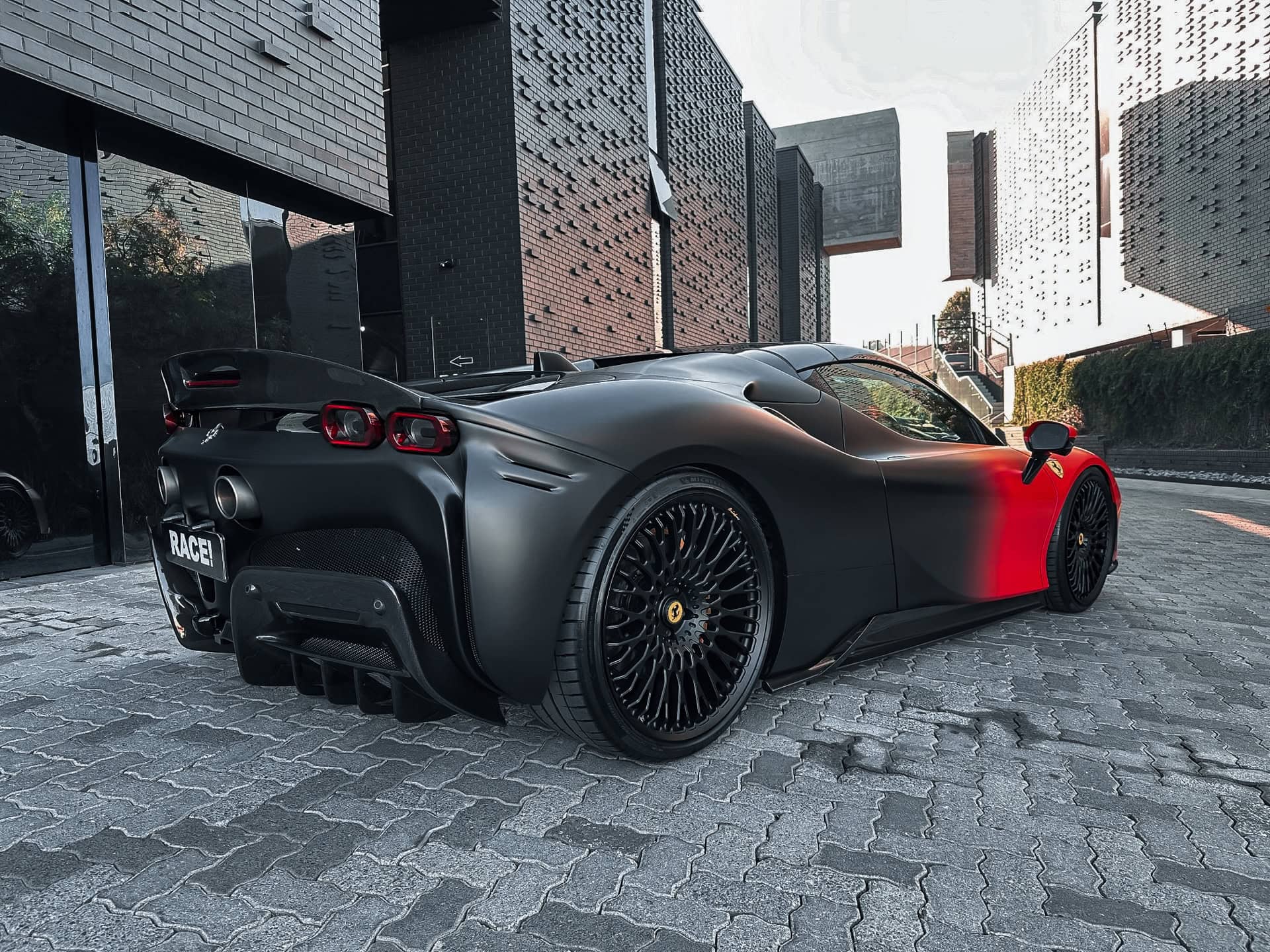 Red Ferrari SF90 Stradale - Brixton Forged™