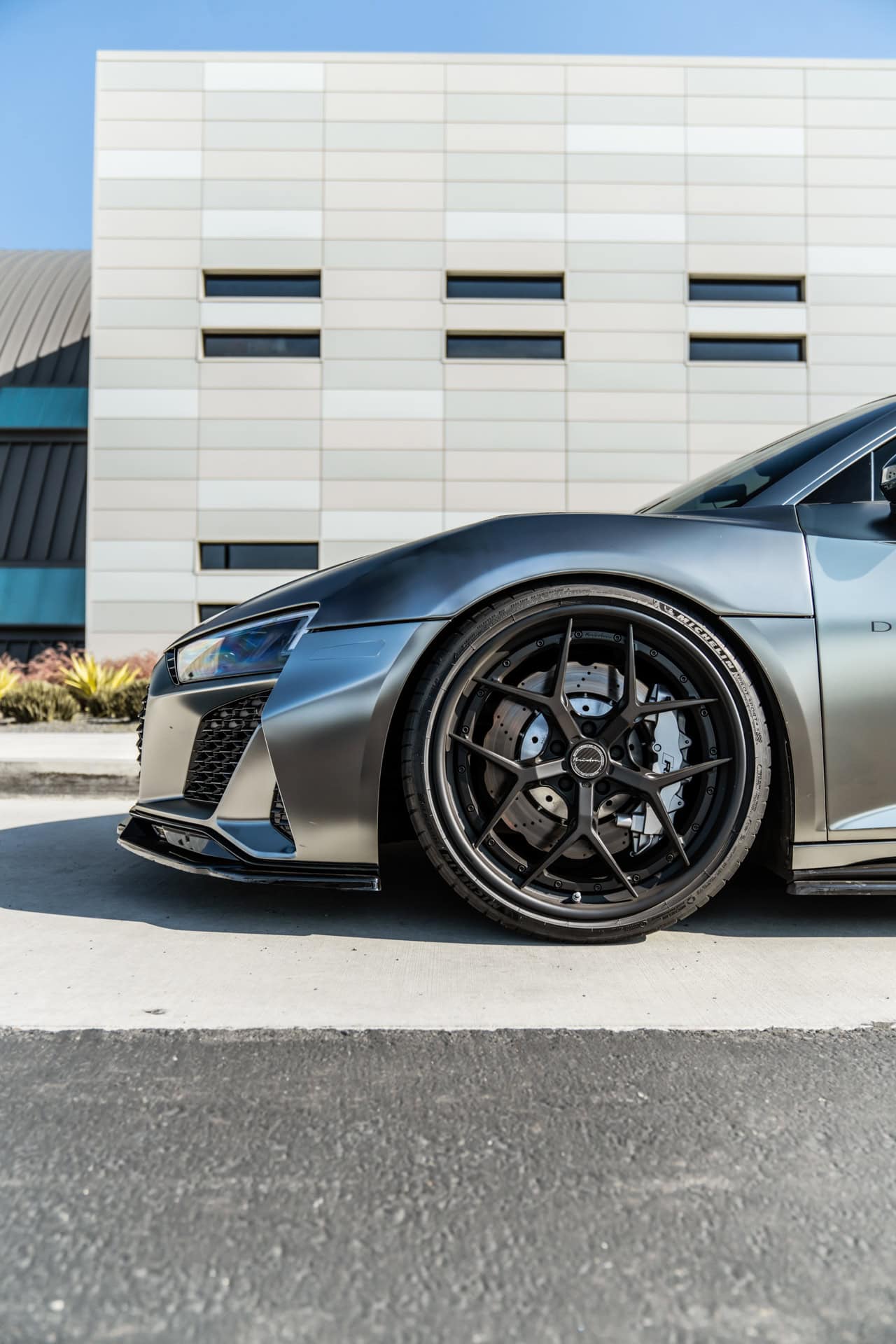 green-audi-r8-brixton-forged-pf7-targa