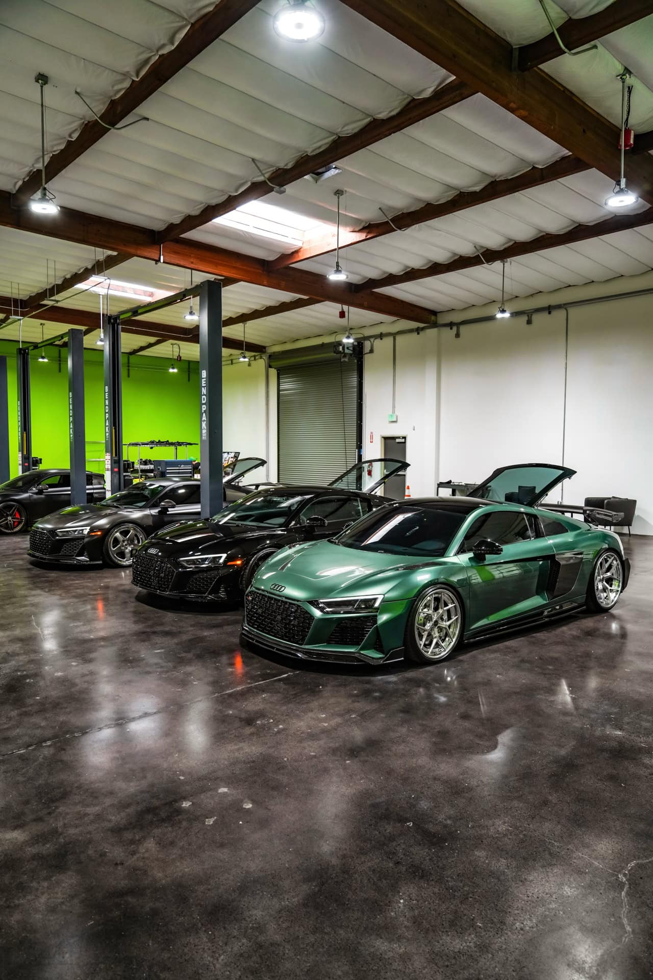 green-audi-r8-brixton-forged-pf7-targa