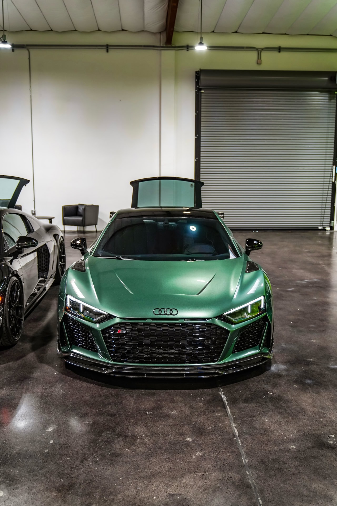 green-audi-r8-brixton-forged-pf7-targa