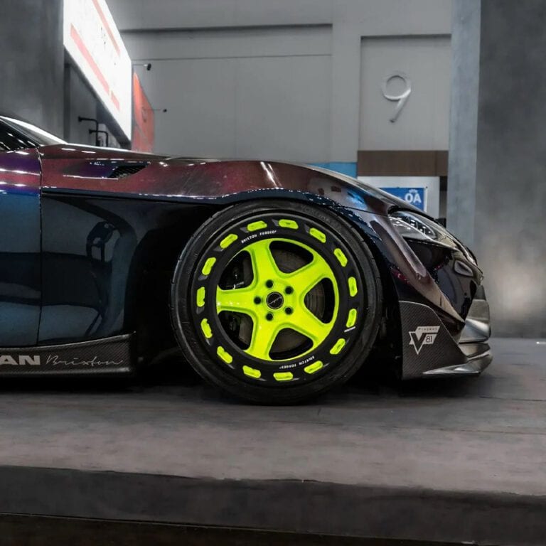 toyota-supra-wheels-Chartreuse-aerotech-brixton-forged-5-piece-wheels